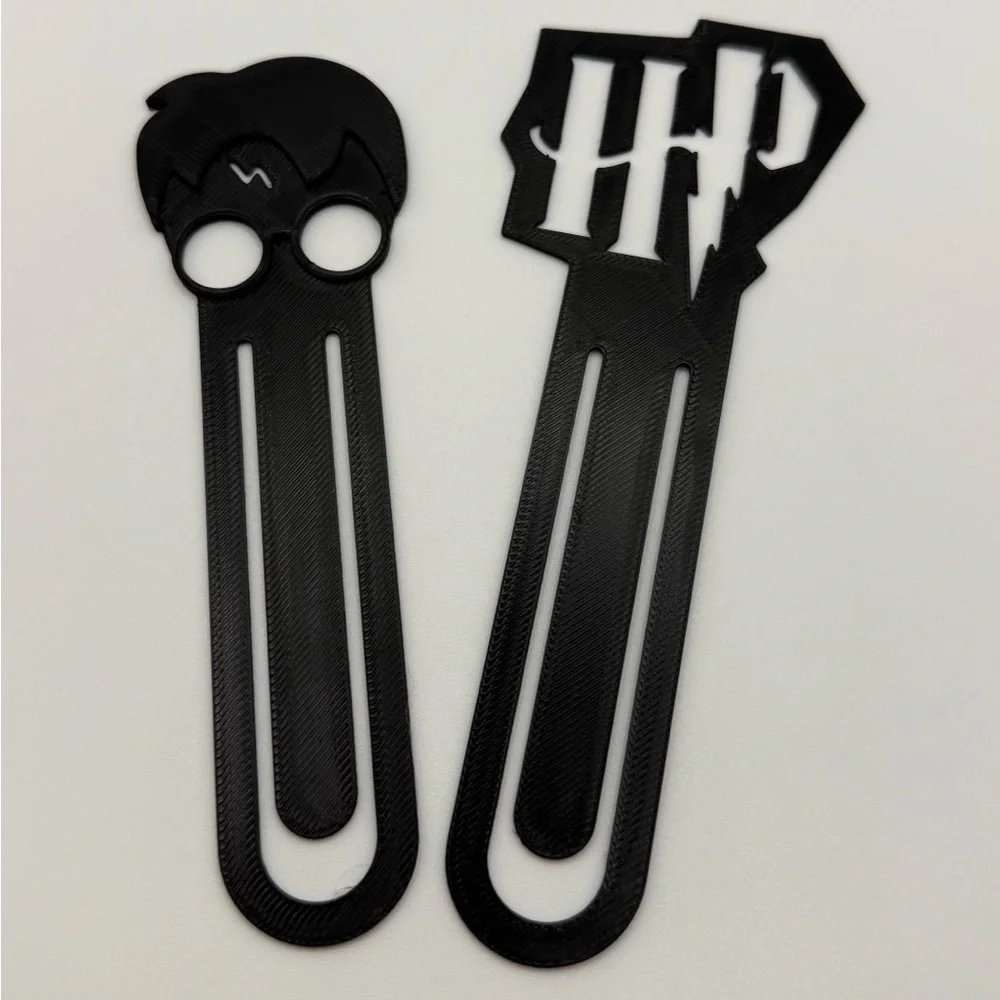 Harry Potter Bookmark 4-Pack — 3D Printed Page Markers — Hogwarts Gift